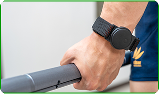 Wrist tracker close-up