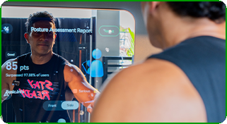 Posture assessment screen